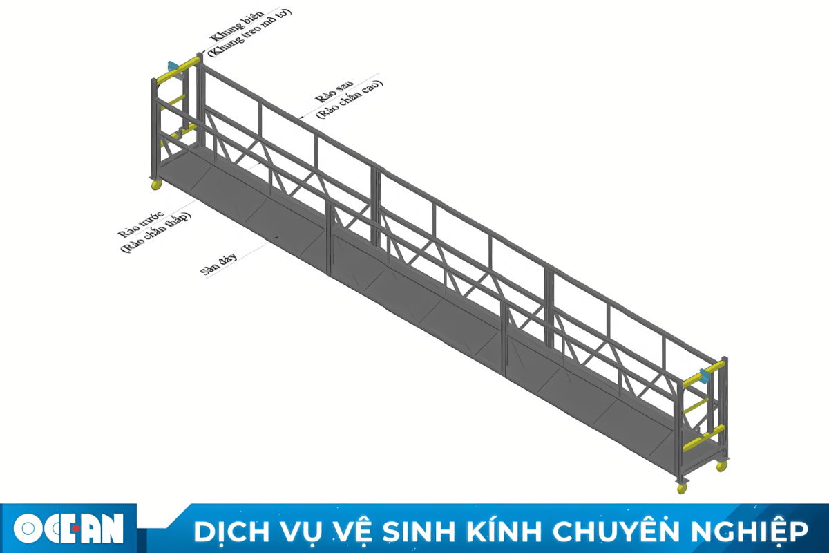 Sàn treo Gondola: An toàn tuyệt đối, tin cậy cho mọi dự án